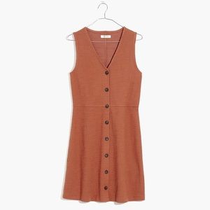 Madewell Sleeveless Button-Front Dress - XL